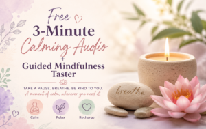 3 minute calming audio